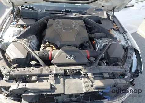 2015 Hyundai Genesis 5.0 from USA, damaged, VIN KMHGN4JF2FU052480